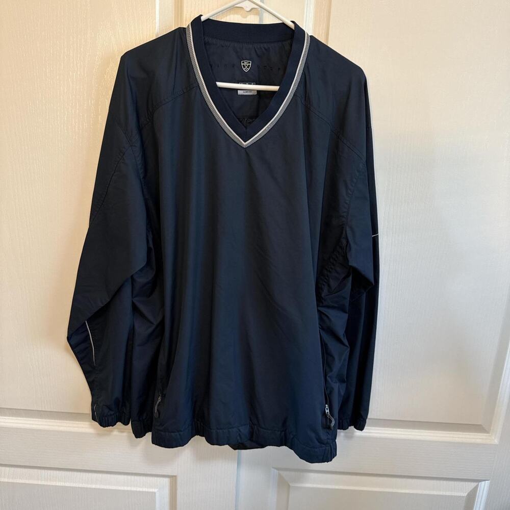 Men's Nike Navy Blue Golf Windbreaker Pullover size XL